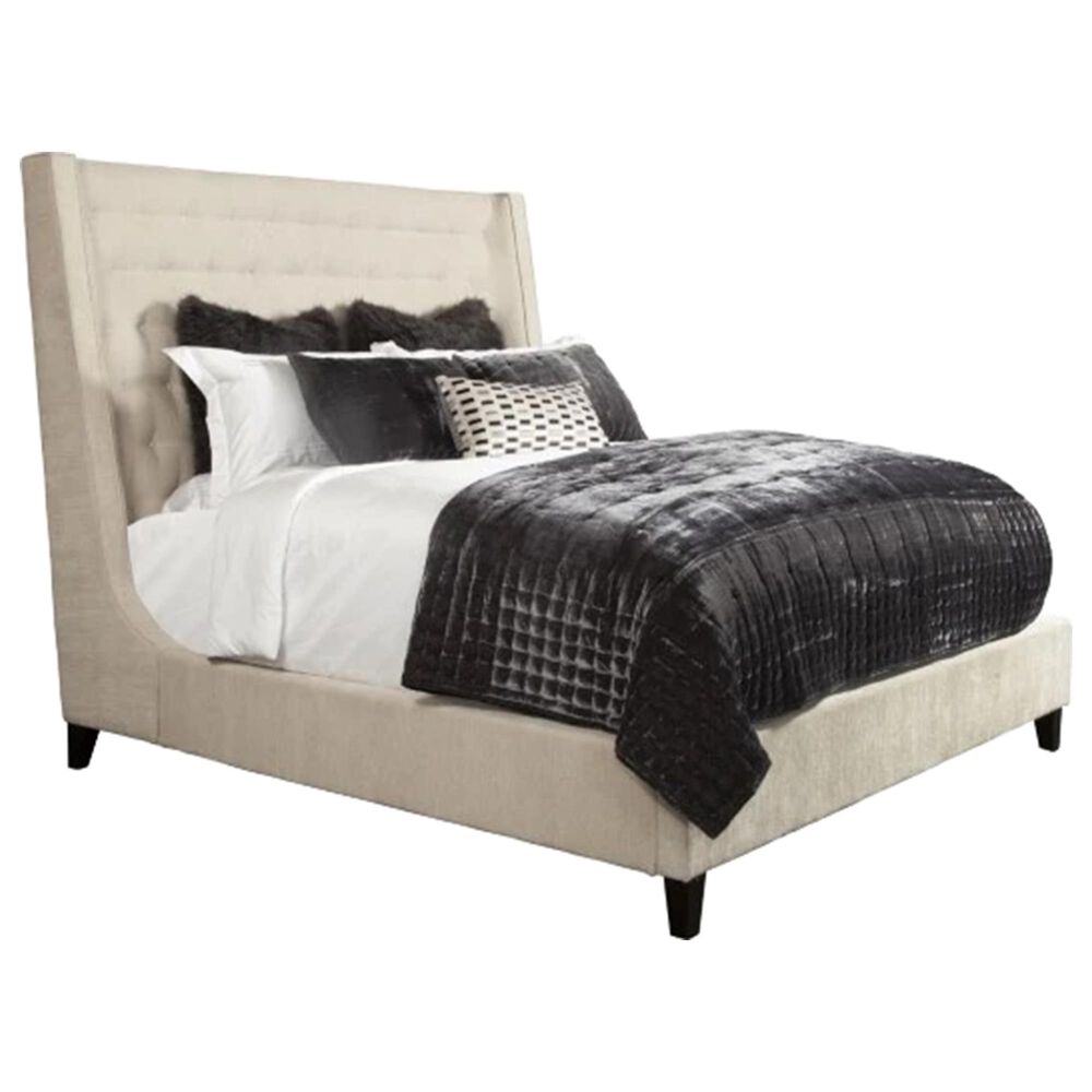 Simeon Collection Elaina Queen Upholstered Bed in Porcelain, , large