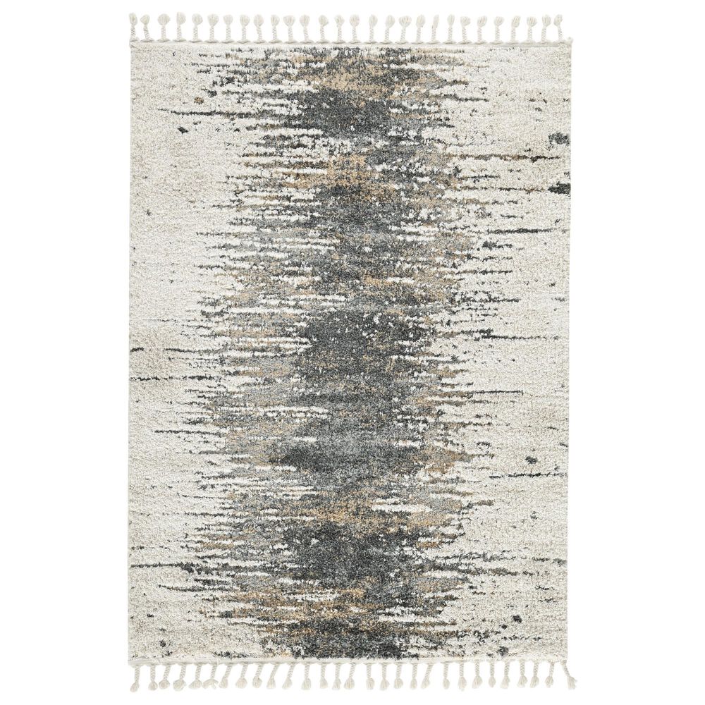 Signature Design by Ashley Jembeth 5"3" x 7" Cream, Beige, Gray, Charcoal and Gold Area Rug, , large