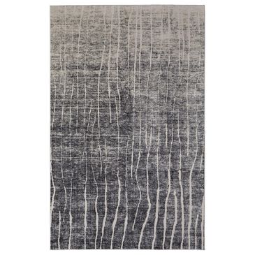 Feizy Rugs Kano 5"3" x 7"6" Black, Gray and Ivory Area Rug, , large