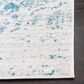 Safavieh Madison MAD603J 5" Square Teal and Ivory Area Rug, , large