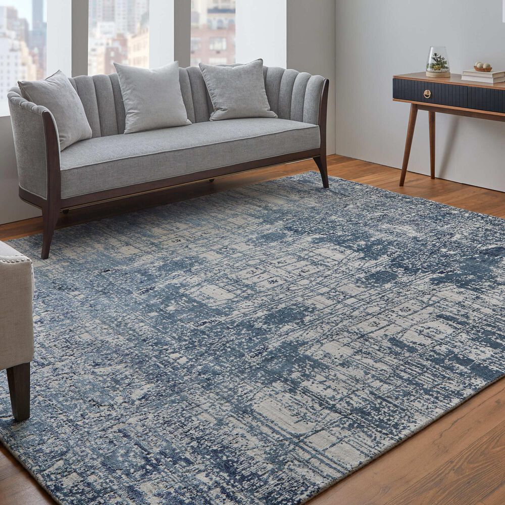 Feizy Rugs Eastfield 69AEF 12&#39; x 15&#39; Blue Area Rug, , large