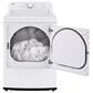 LG 7.3 Cu. Ft. Smart Gas Dryer with Sensor Dry in White, , large