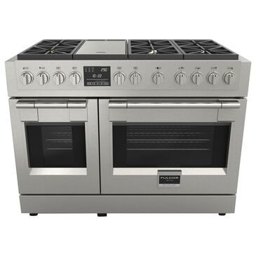 Fulgor Milano Sofia 6.5 Cu. Ft. 48" Professional Dual Fuel Range in Stainless Steel, , large