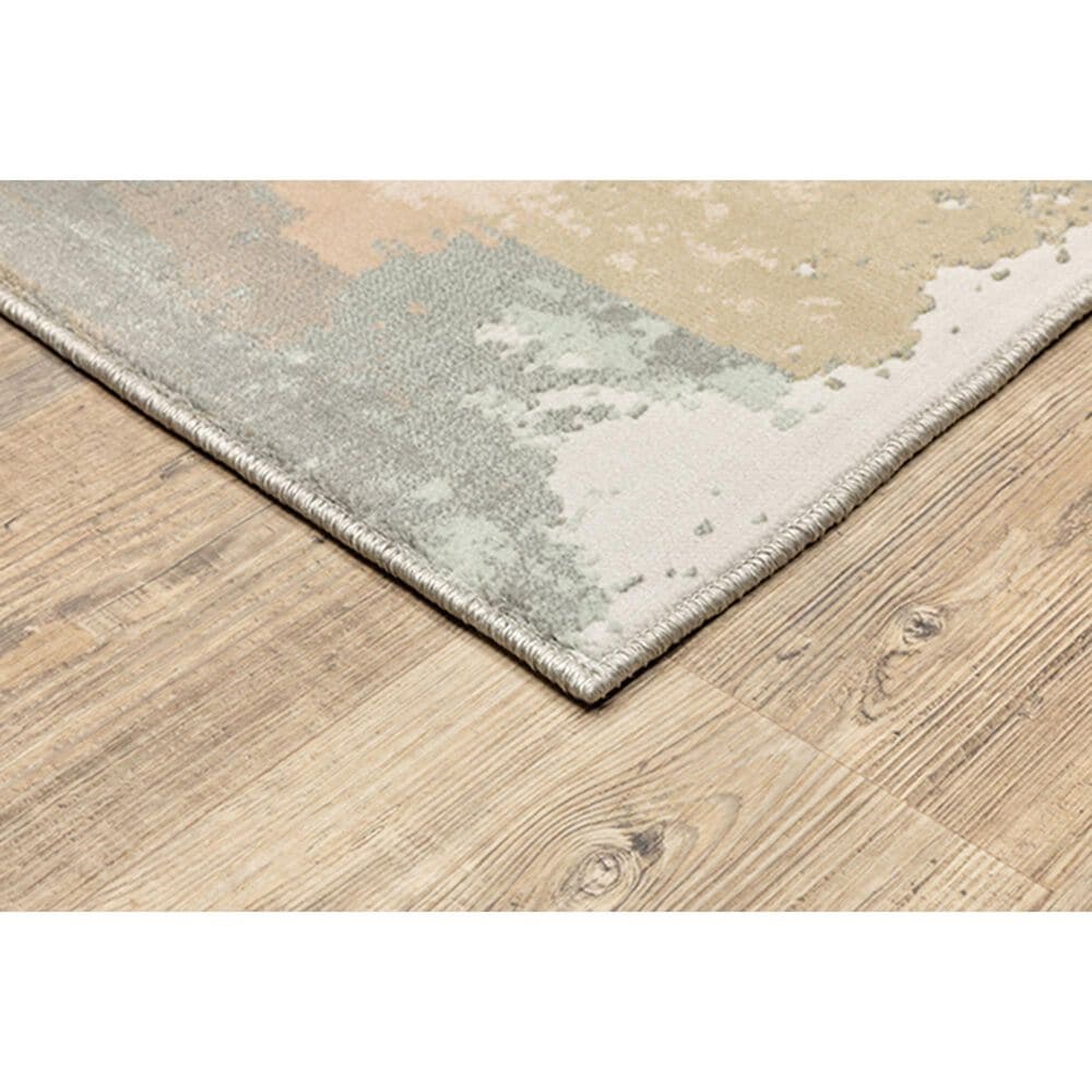 Oriental Weavers Capistrano Abstract 536A1 9&#39;10&quot; x 12&#39;10&quot; Gray Area Rug, , large