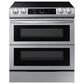 Samsung 6.3 Cu. Ft. Flex Duo Front Control Slide-in Electric Range with Smart Dial, Air Fry and Wi-Fi in Stainless Steel, , large