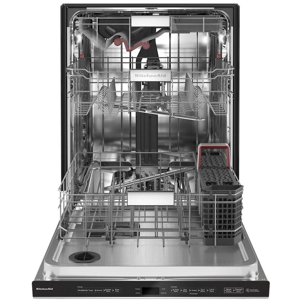 KitchenAid 24&quot; Built-In Pocket Handle Dishwasher with FreeFlex 3rd Rack and LED Interior Light in PrintShield Stainless Steel, , large