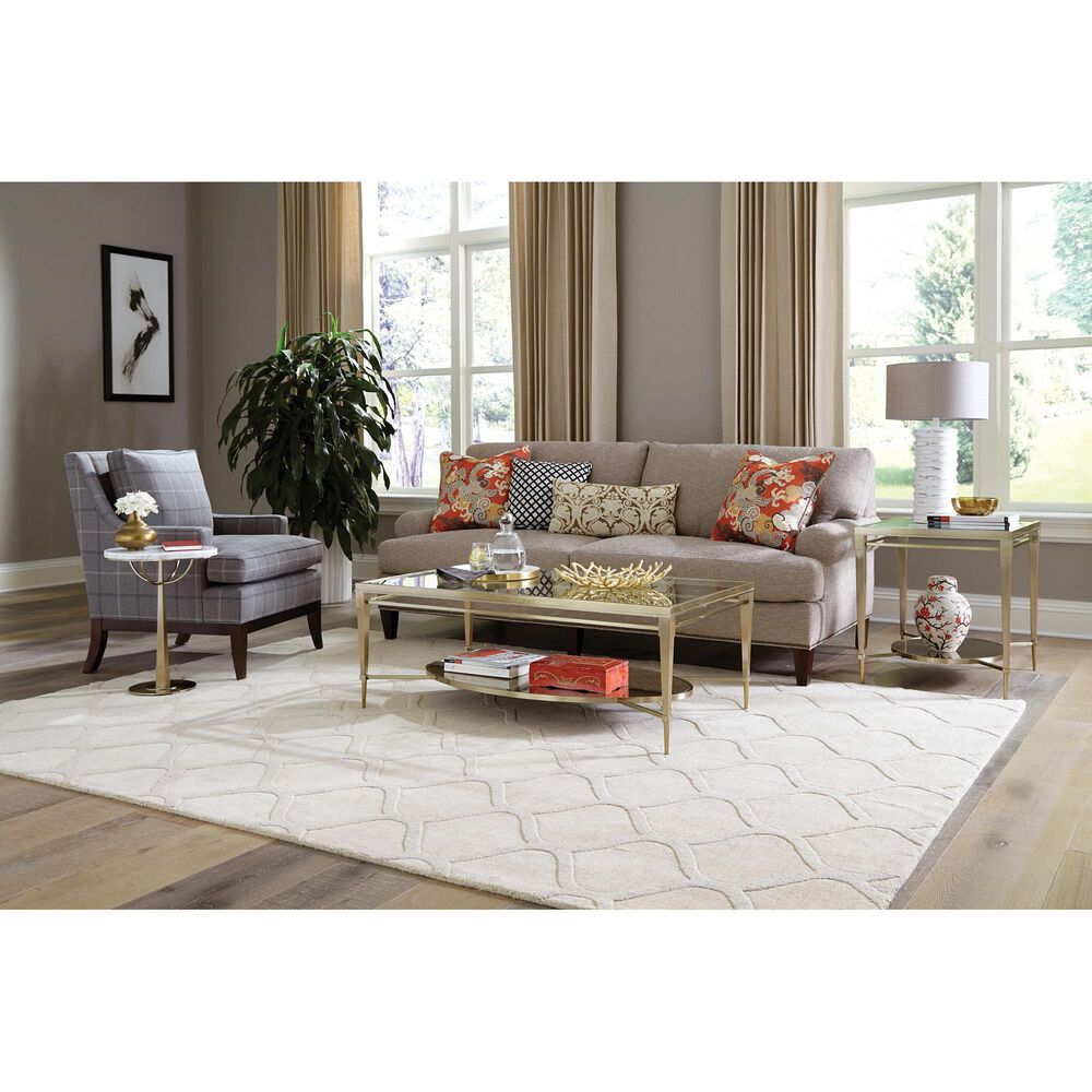American Drew Galerie Rectangular Coffee Table in Champagne, , large