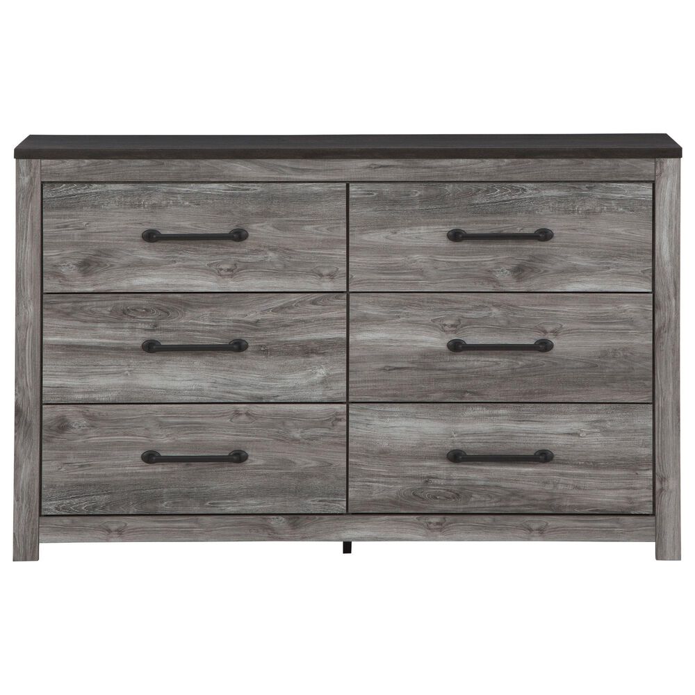 Signature Design by Ashley Bronyan 6-Drawer Dresser and Mirror in Dark Gray, , large