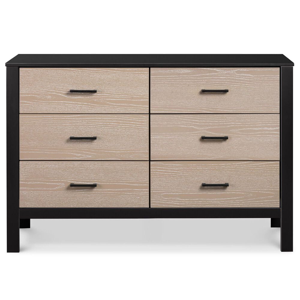 New Haus Radley 6-Drawer Dresser in Ebony and Coastwood, , large
