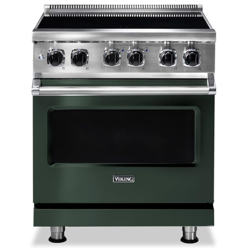 Viking Range 30" Induction Range with 4 Elements in Blackforest Green, , large