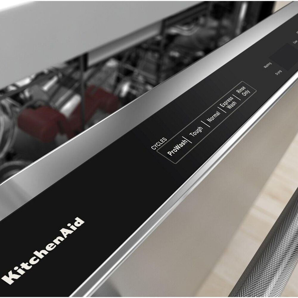 KitchenAid 44 dBA Built-In Bar Handle Dishwasher with FreeFlex 3rd Rack and Top Control in PrintShield Stainless Steel, , large