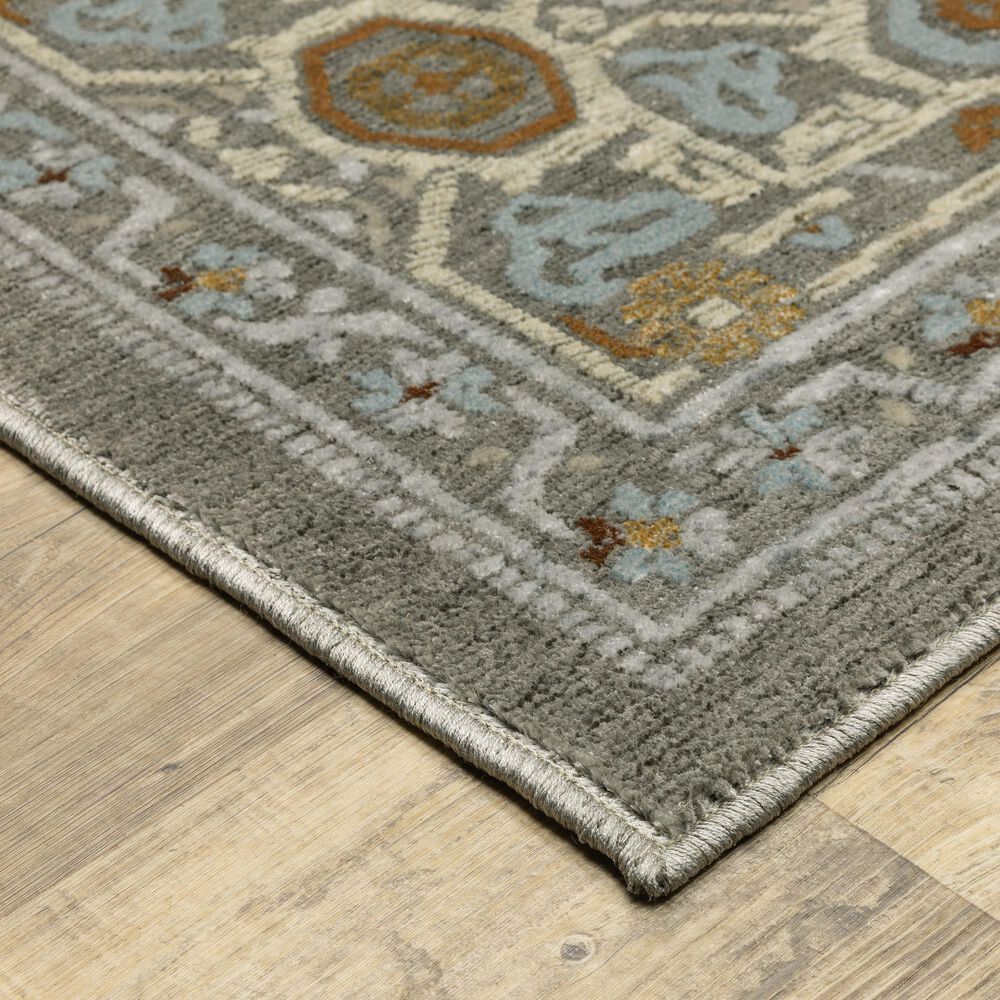 Oriental Weavers Ellington 6&#39;7&quot; x 9&#39;6&quot; Grey and Multicolor Area Rug, , large