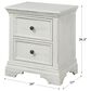 Eastern Shore Olivia 2 Drawer Nightstand in Brushed White, , large