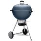 Weber Master-Touch 22" Charcoal Grill with Premium Grill Cover in Slate Blue, , large