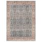 Surya Carlisle Oriental 5"3" x 7"9" Pale Blue, Dusty Pink, Medium Brown, Cream and Charcoal Area Rug, , large