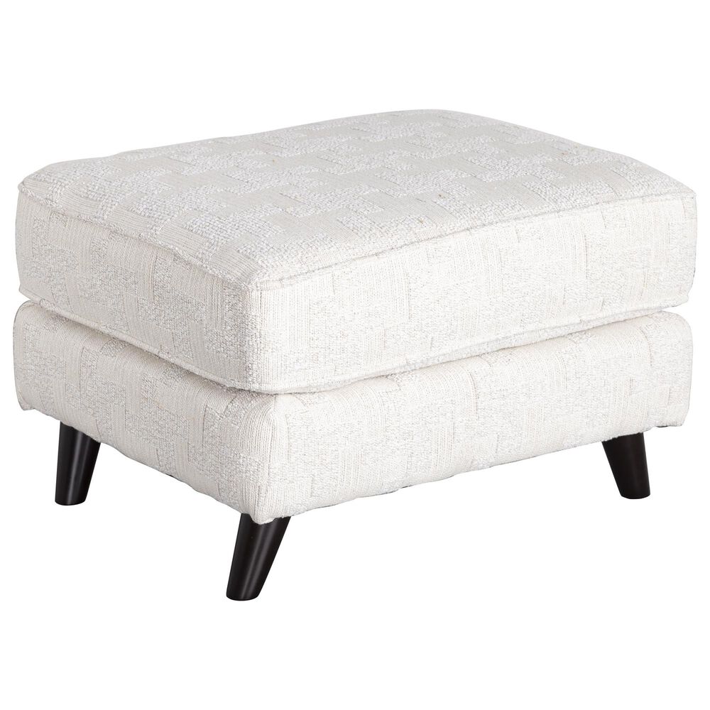 Xenia Retro Cotton Accent Ottoman, , large