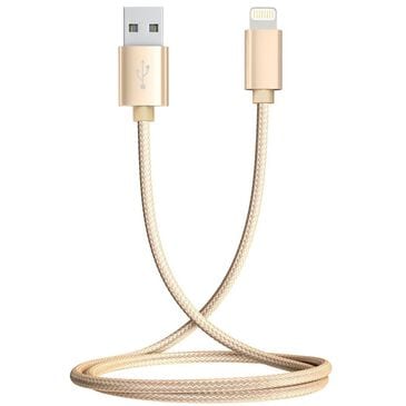 Pom Gear 6 ft. Apple MFI Cable in Gold, , large