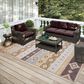 Dalyn Rug Company Sedona 6" x 9" Goldenrod Indoor/Outdoor Area Rug, , large