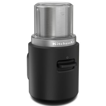 Kitchenaid Portables Go Cordless Blade Coffee Maker Grinder Only in Matte Black and Stainless Steel, , large