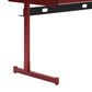 Signature Design by Ashley Lynxtyn Computer Desk with Raised Monitor Stand in Red and Black, , large