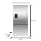 Fisher and Paykel 17 Cu. Ft. ActiveSmart Counter Depth Bottom Freezer Refrigerator Left Hinge, , large