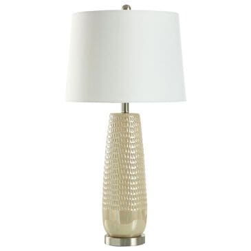 Flair Industries Table Lamp in Starlite Cream, , large
