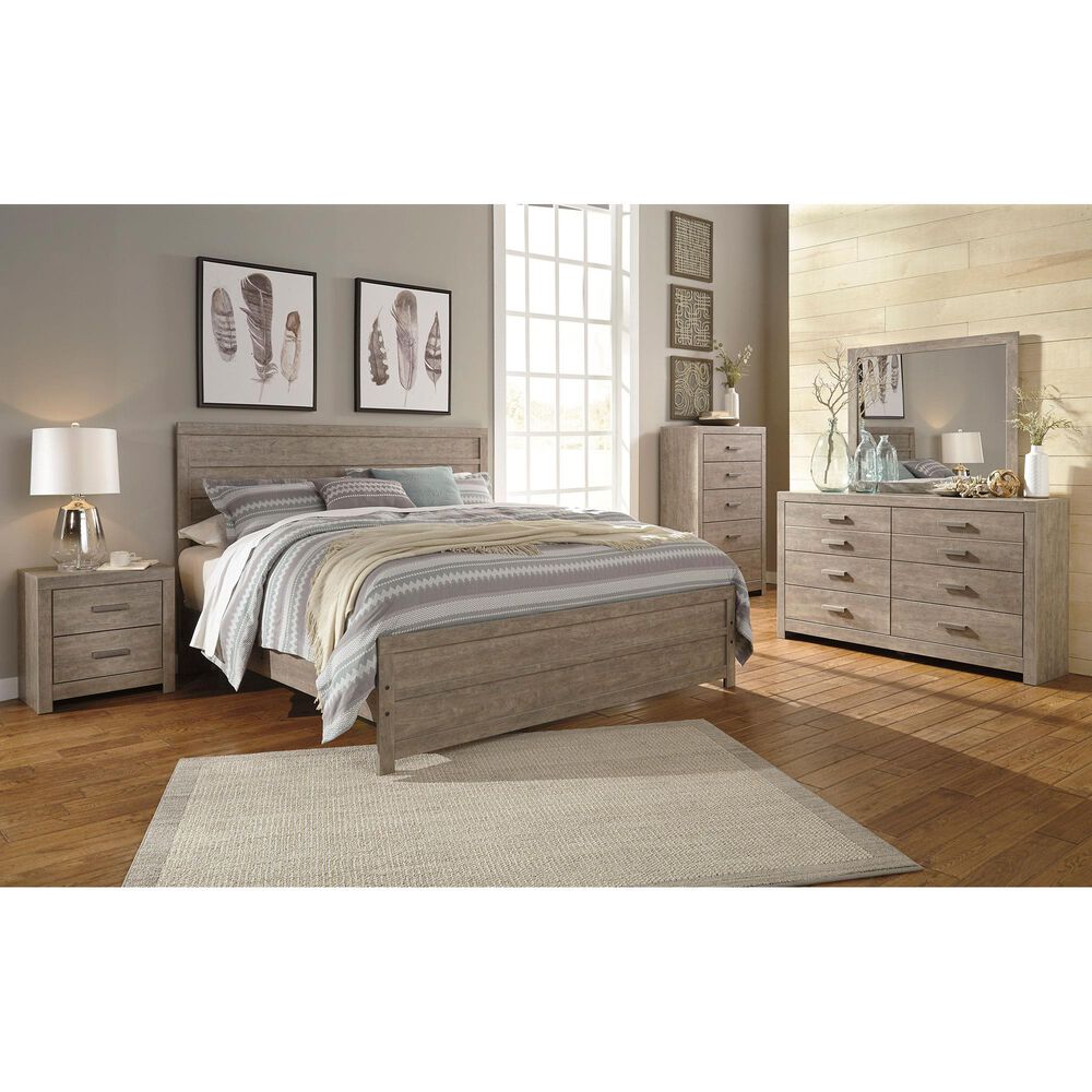 Signature Design by Ashley Culverbach 3 Piece Queen Bedroom Set in Driftwood Gray, , large