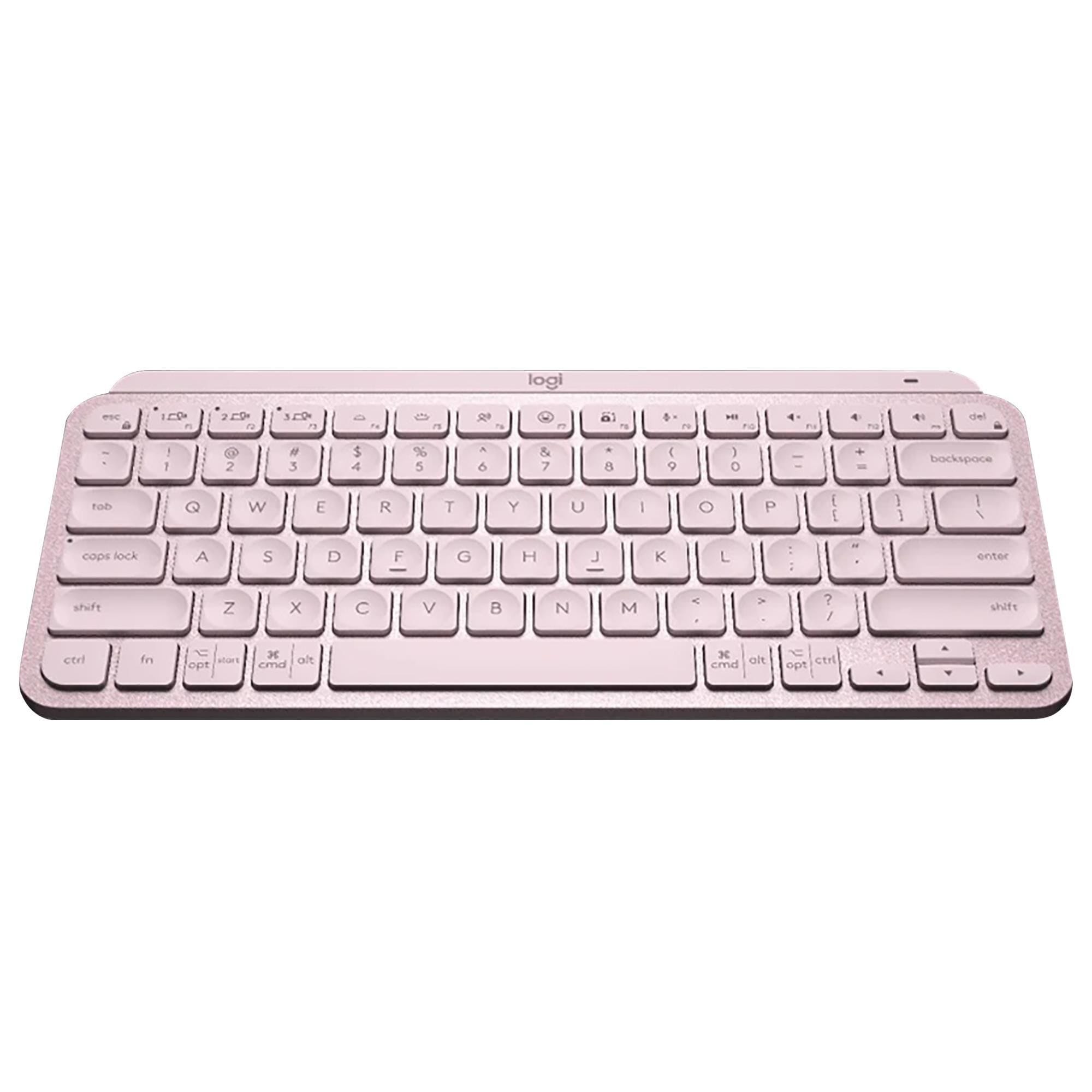 Logitech MX Keys Mini Wireless Keyboard in Rose | NFM