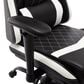 Furniture of America Felix Gaming Chair in White and Black, , large