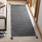 Safavieh Montauk 2"3" x 6" Grey and Black Runner, , large