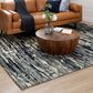 Drew and Jonathan Home Bowen Huron 8" x 10" Charcoal Area Rug, , large