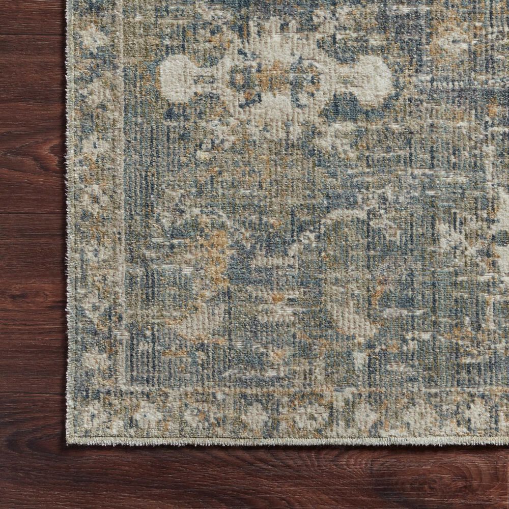 Chris Loves Julia x Loloi Rosemarie 2&#39;7&quot; x 4&#39; Sand and Lagoon Area Rug, , large