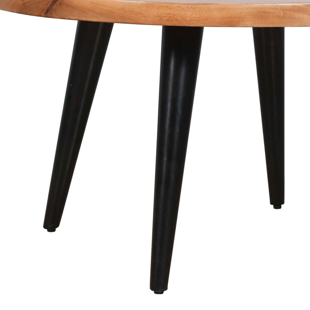 Waltham Prelude Round Cocktail Table in Suede, , large