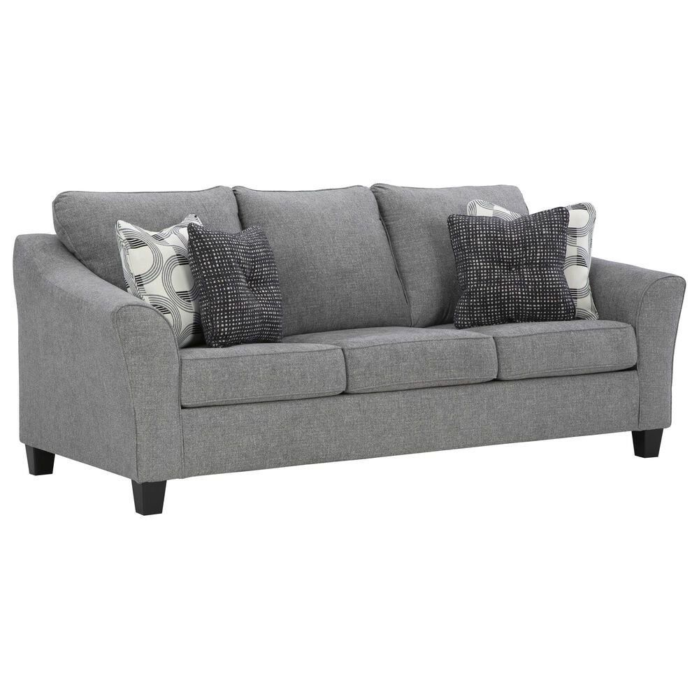 Signature Design by Ashley Mathonia Queen Sofa Sleeper in Smoke, , large