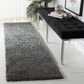 Safavieh August Shag AUG900F 2"3" x 14" Grey Runner, , large