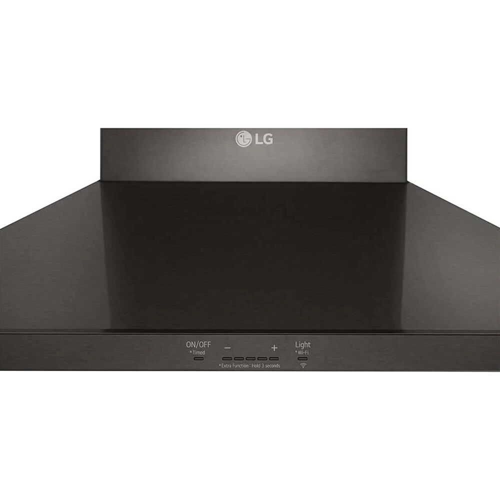 LG 30&quot; Wall Mount Chimney Hood in Black Stainless Steel, , large