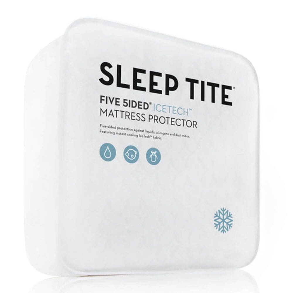 Malouf Five 5ided Icetech Split King Mattress Protector, , large