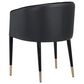 37B Asher Dining Chair in Black and Gold, , large