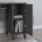 Bush Somerset 60" L-Shaped Desk with Hutch in Storm Gray, , large