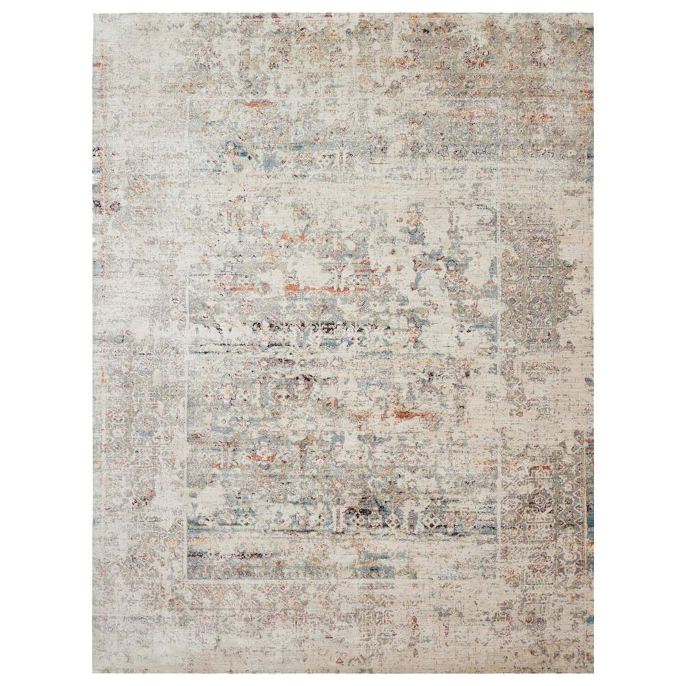 Loloi Javari 3"7" x 5"2" Ivory and Granite Area Rug, , large