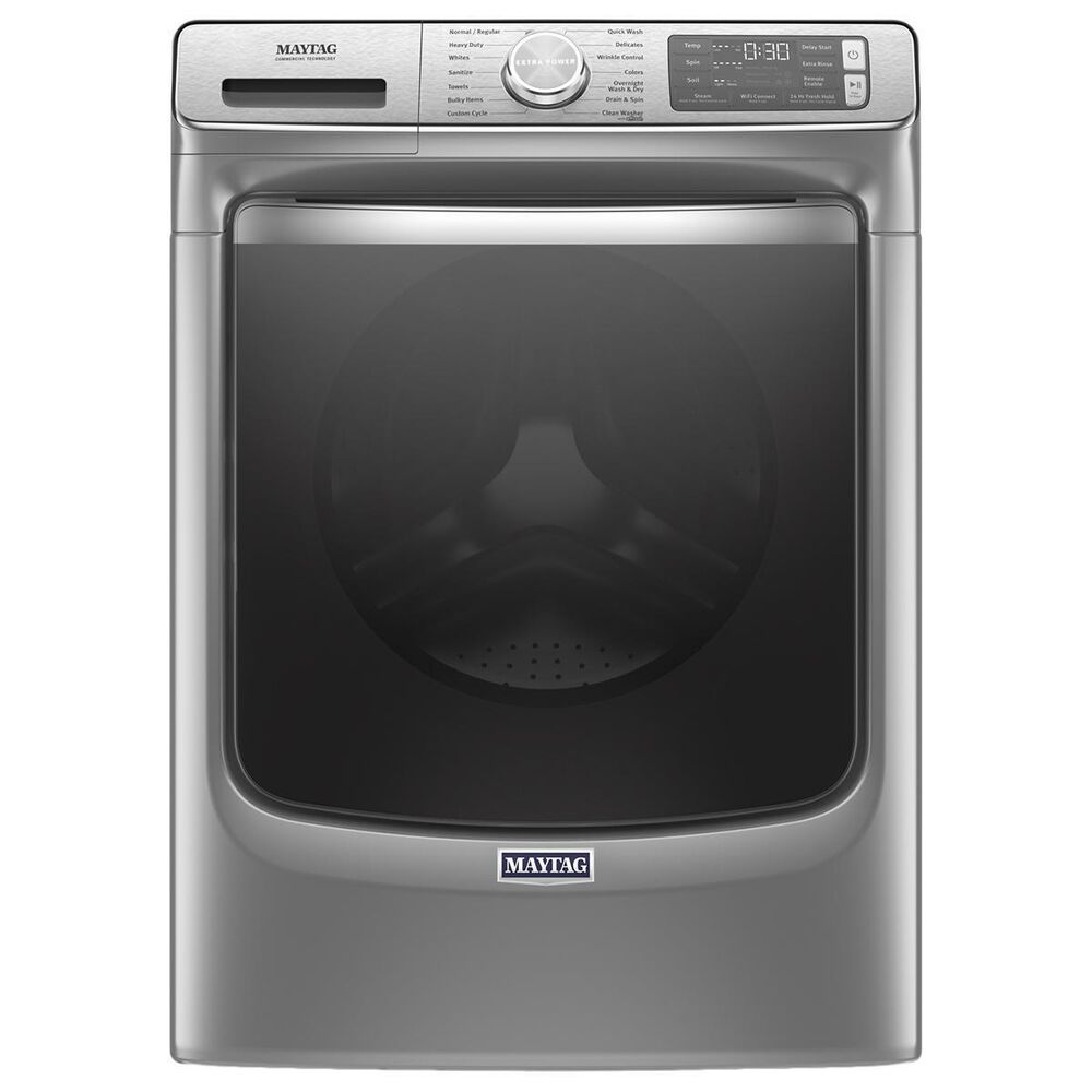 Maytag 5.0 Cu. Ft. Front Load Washer and a 7.3 Cu. Ft. Gas Dryer with 14 Dry Cycles in Metallic Slate, , large