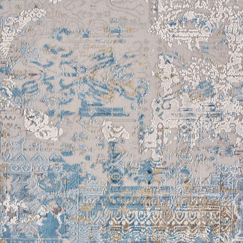 Feizy Rugs Cadiz Oriental 4&#39;10&quot; x 7&#39;10&quot; Blue and Gray Area Rug, , large