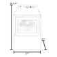 Whirlpool 7.4 Cu. Ft. Front Load Gas Dryer in White, , large