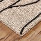 Feizy Rugs Enzo 8734F 8" x 11" Black and Taupe Area Rug, , large