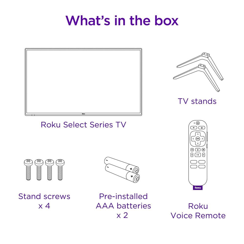 Roku 32&quot; Class Select Series HD in Black - Smart TV, , large