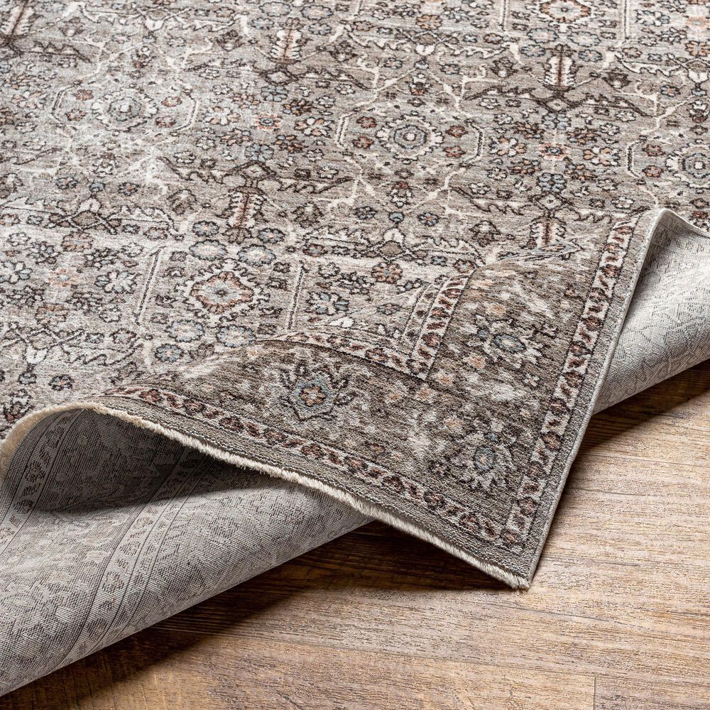 Surya Carlisle Oriental 3&#39;11&quot; x 5&#39;11&quot; Dusty Sage, Light Gray, Dusty Pink, Ivory, Pale Blue and Charcoal Area Rug, , large