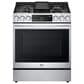 LG STUDIO 6.3 Cu. Ft. Slide-in Gas Range with ProBake Convection in Stainless Steel, , large