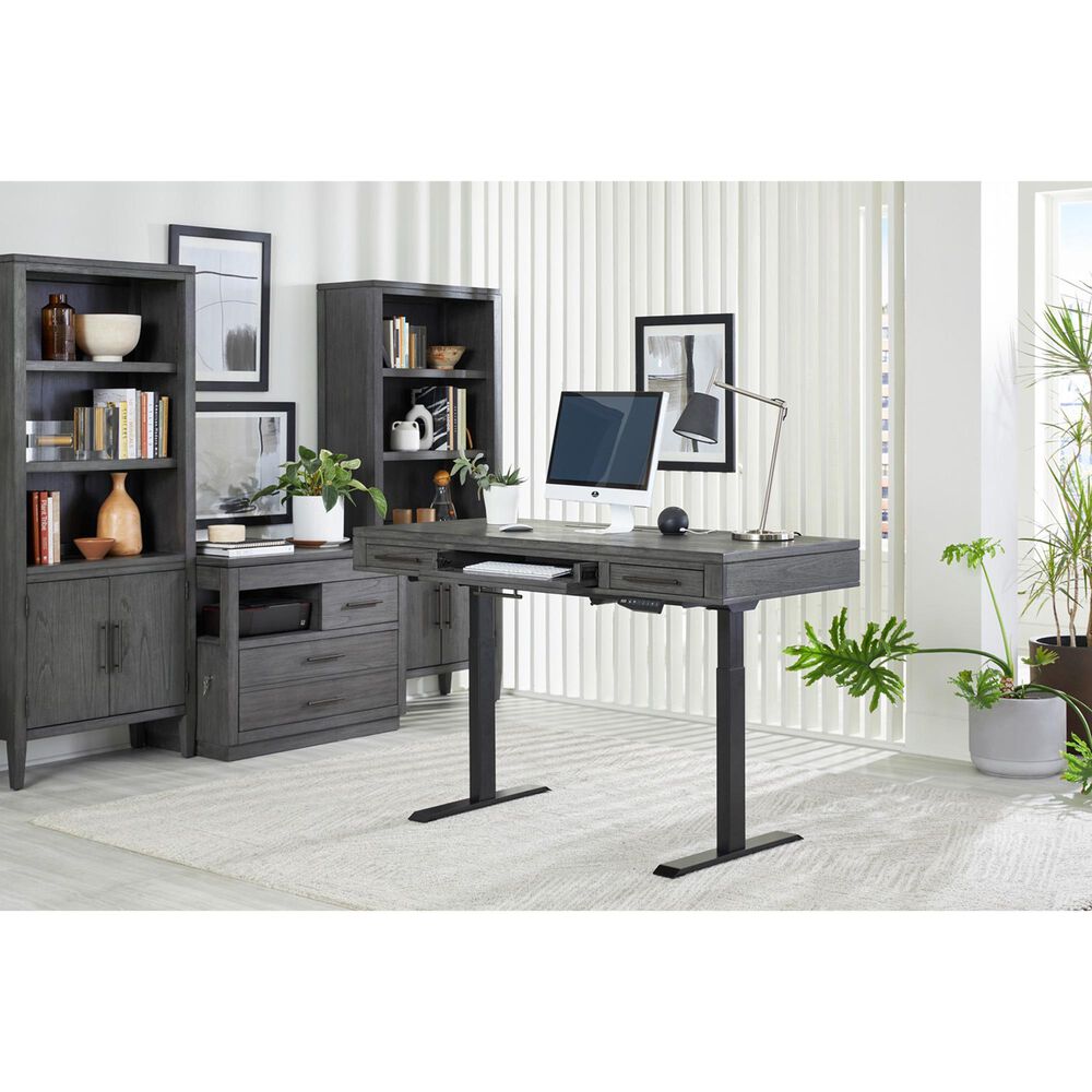 Riva Ridge Preston 60&quot; Adjustable Lift Desk in Urban Grey, , large