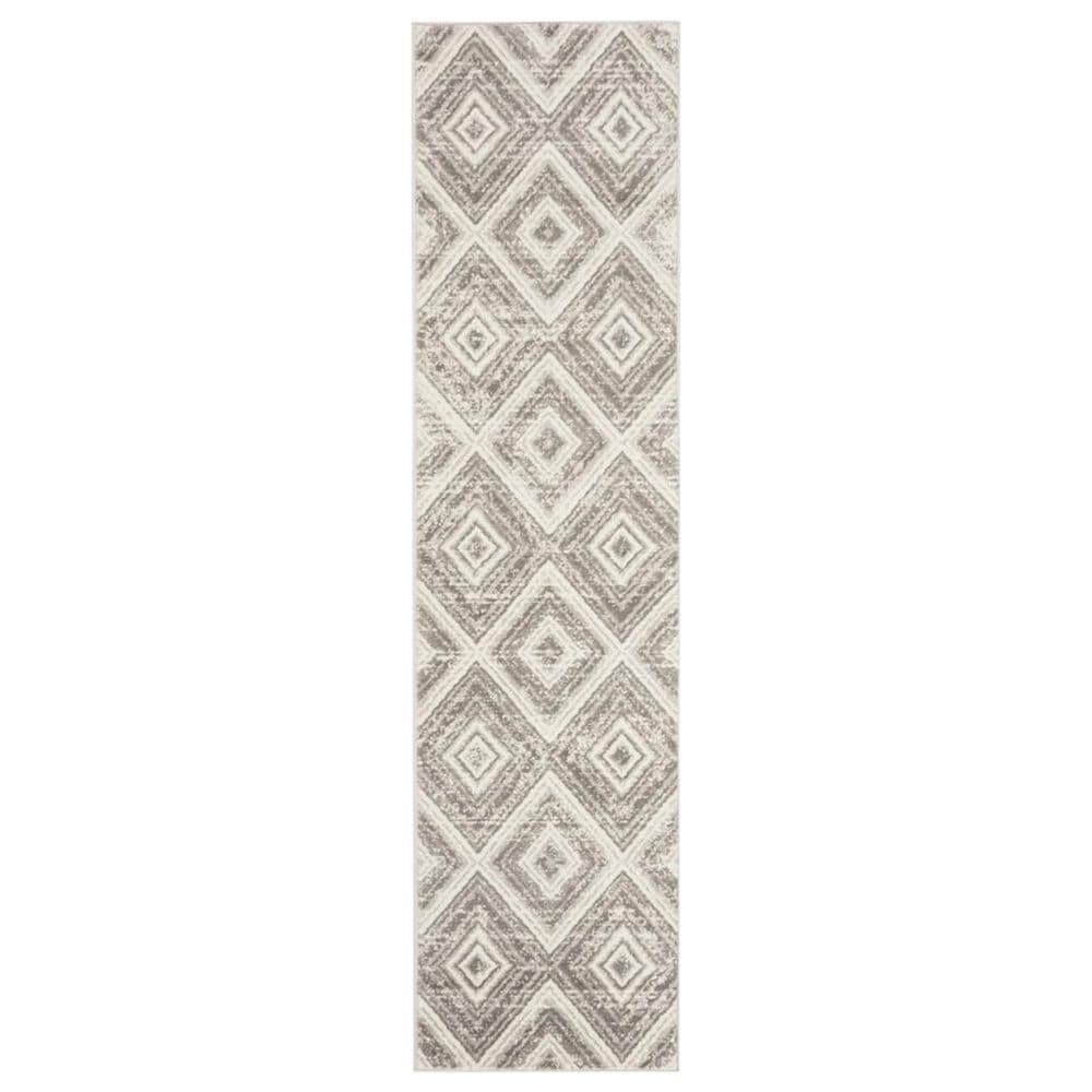 Safavieh Skyler SKY120K 2" x 12" Gray and Ivory Runner, , large