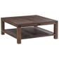 Urban Home Meadow Coffee Table in Brick Brown, , large